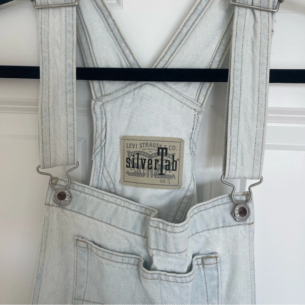 Levi's Light Blue Women's Jeans Overalls - Picture 4 of 7